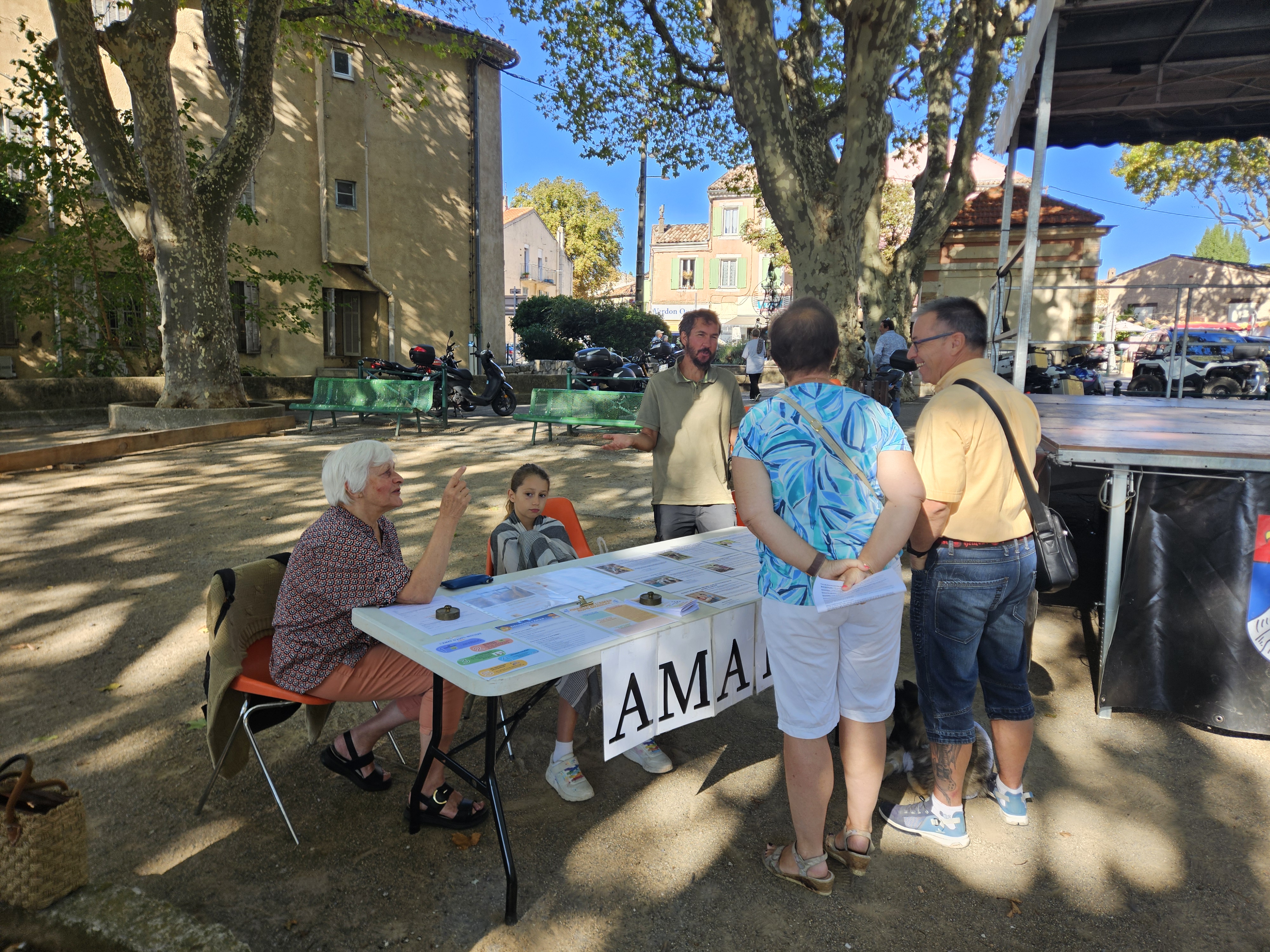 Notre AMAP était au forum des associations d’Aups